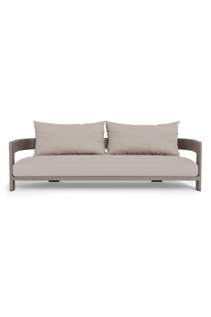 Curved Aluminum Outdoor Sofa | Andrew Martin Caicos | Oroa.com