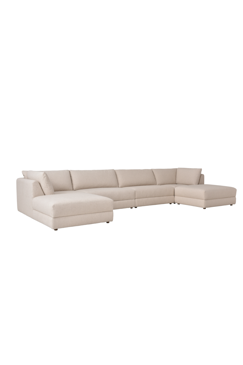 Neutral Linen Sectional Sofa | Andrew Martin Bundum | Oroa.com
