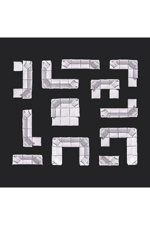 Neutral Linen Sectional Sofa | Andrew Martin Bundum | Oroa.com