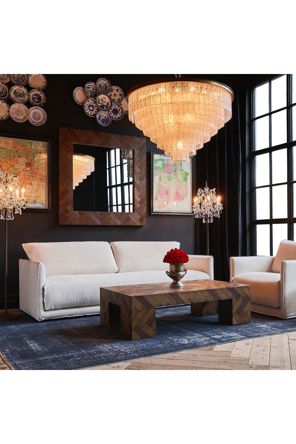 White Linen Sofa | Andrew Martin Whitecliff | Oroa.com
