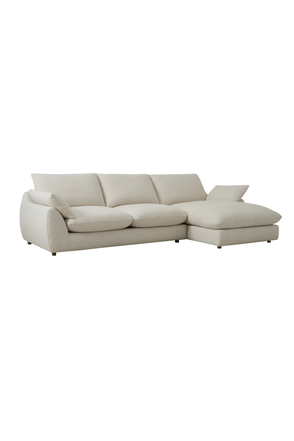 Neutral Linen Corner Sofa | Andrew Martin Fulton | Oroa.com