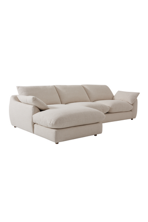 Neutral Linen Corner Sofa | Andrew Martin Fulton | Oroa.com