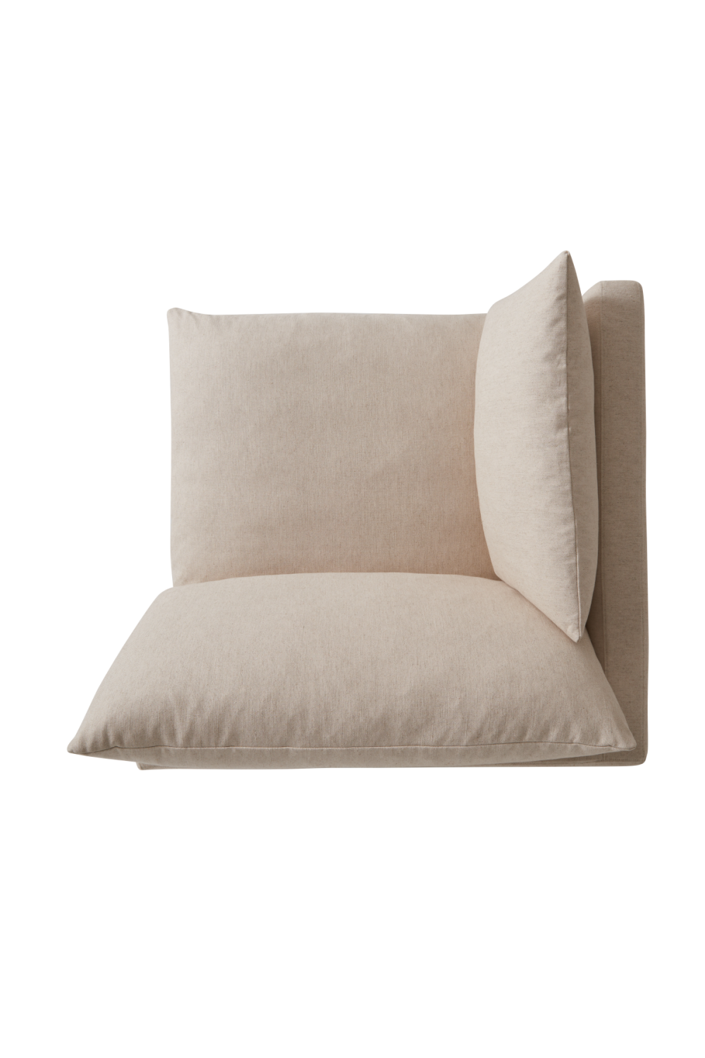 Cream Linen Sectional Sofa | Andrew Martin Clinton | Oroatrade.com