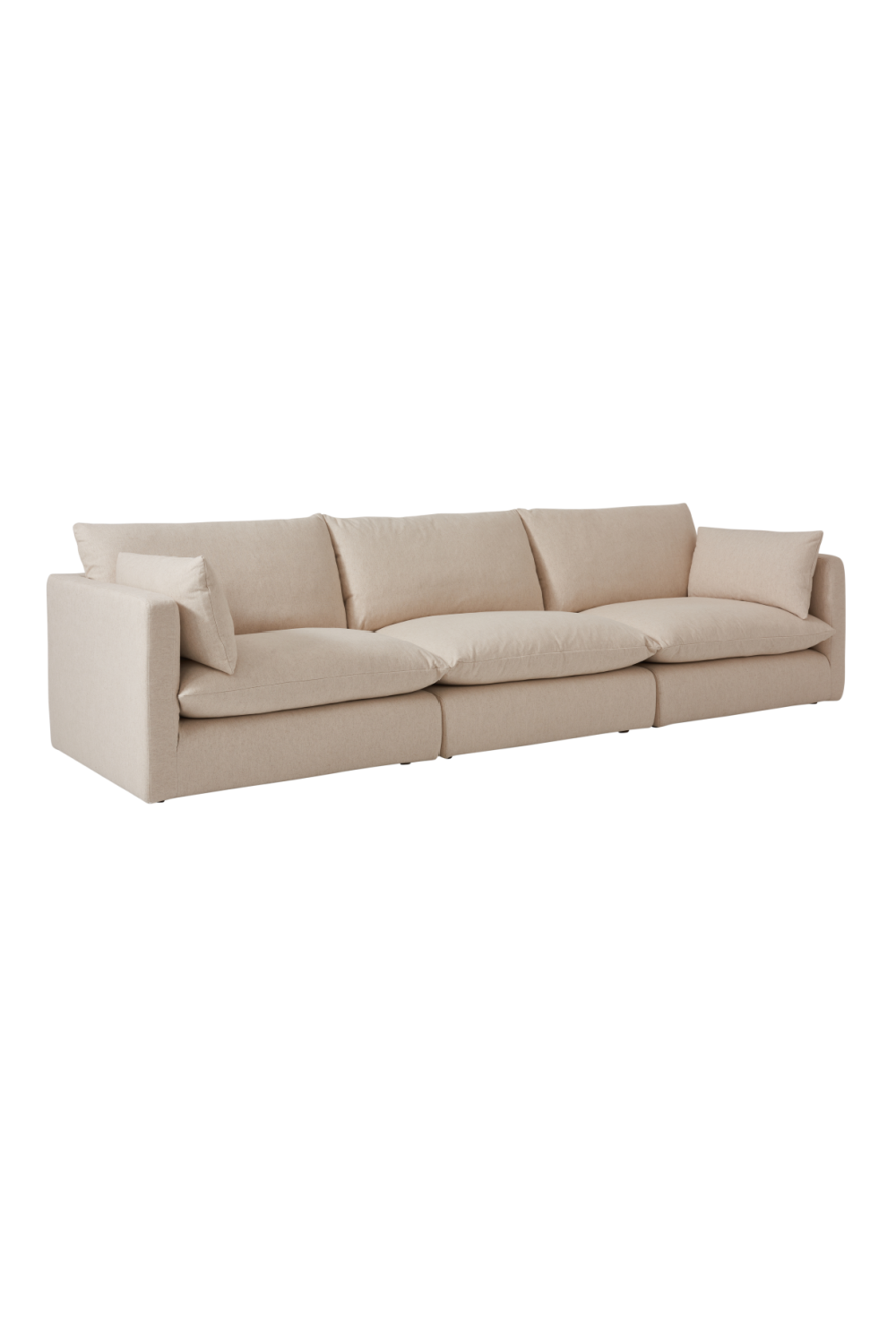 Cream Linen Sectional Sofa | Andrew Martin Clinton | Oroatrade.com