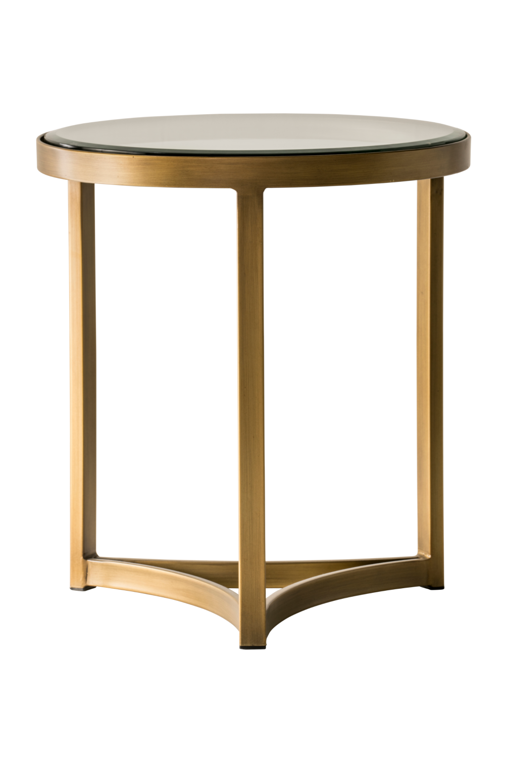 Glass Top Round Side Table | Andrew Martin Sundance | OROA