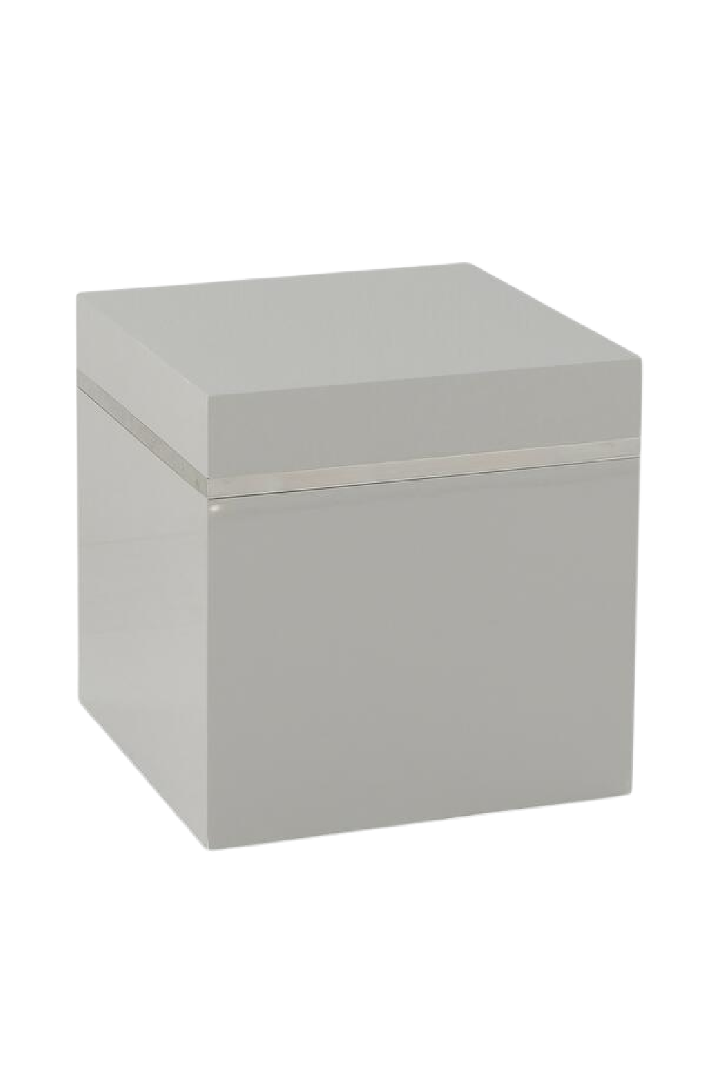 Light Gray Cube Side Table | Andrew Martin Ella | Oroatrade