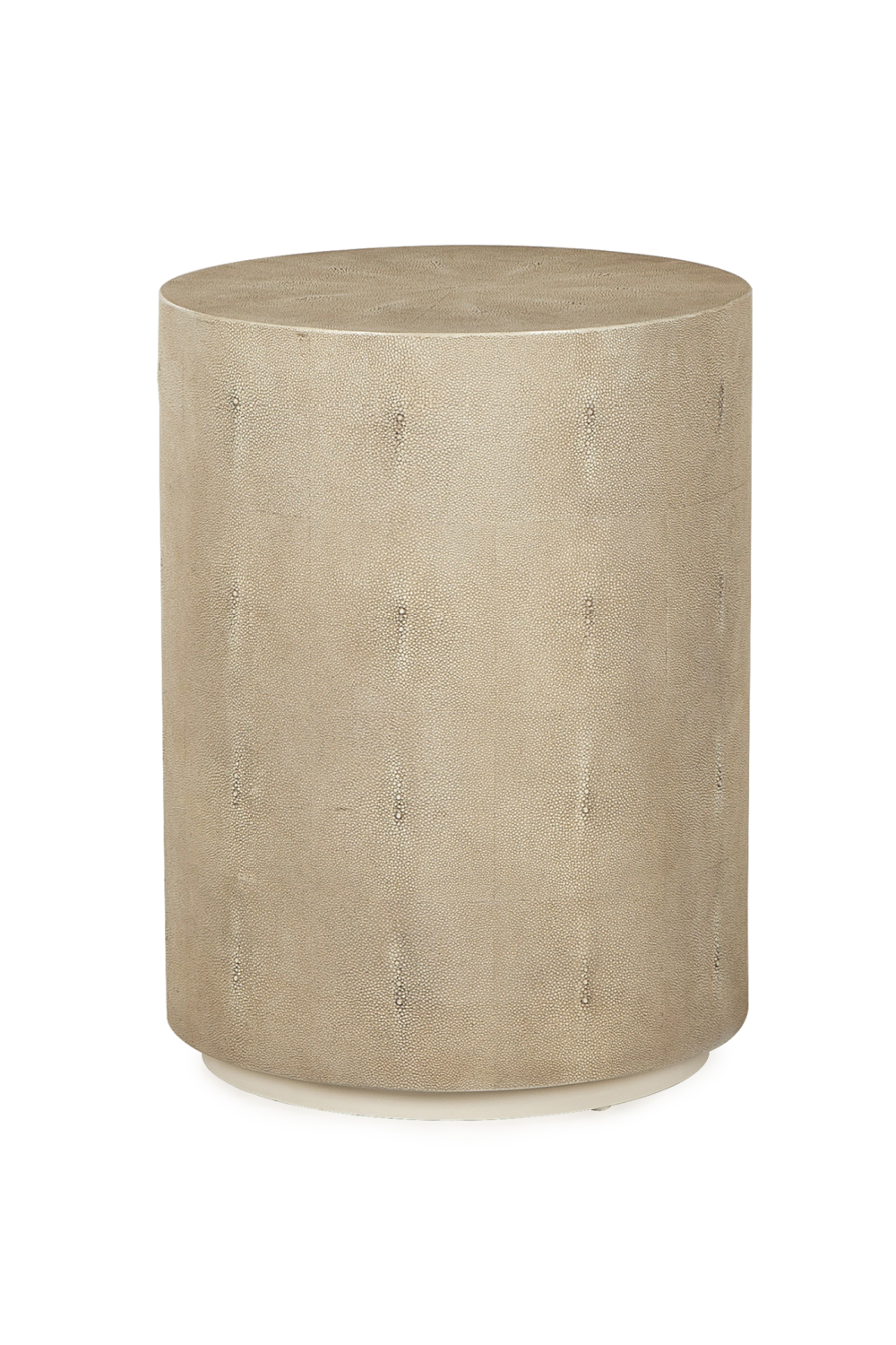 Ivory Shagreen Cylindrical Side Table L | Andrew Martin Braden | OROA