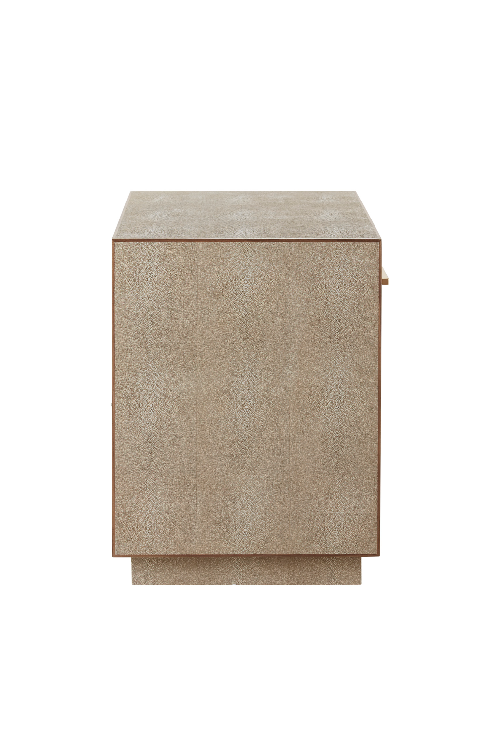Cream Shagreen with Drawer Bedside Table | Andrew Martin Fitz | OROA