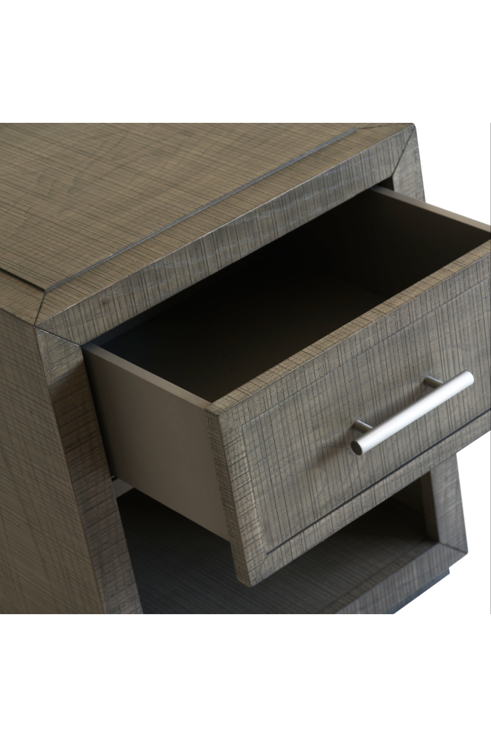 Gray Wooden Bedside Table S | Andrew Martin Raffles | Oroa.com