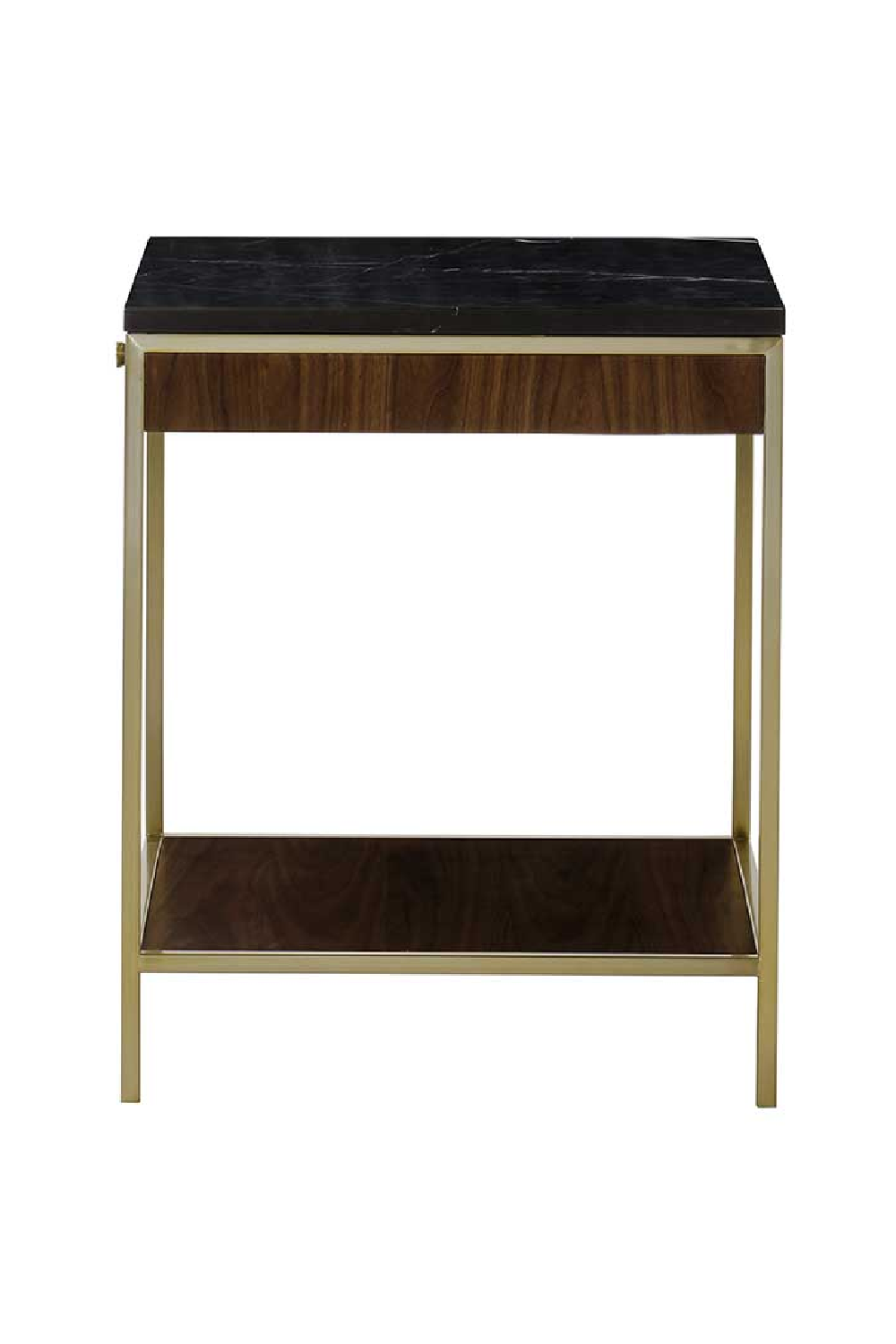 Black Marble Top Square Side Table S | Andrew Martin Chester | Oroa.com