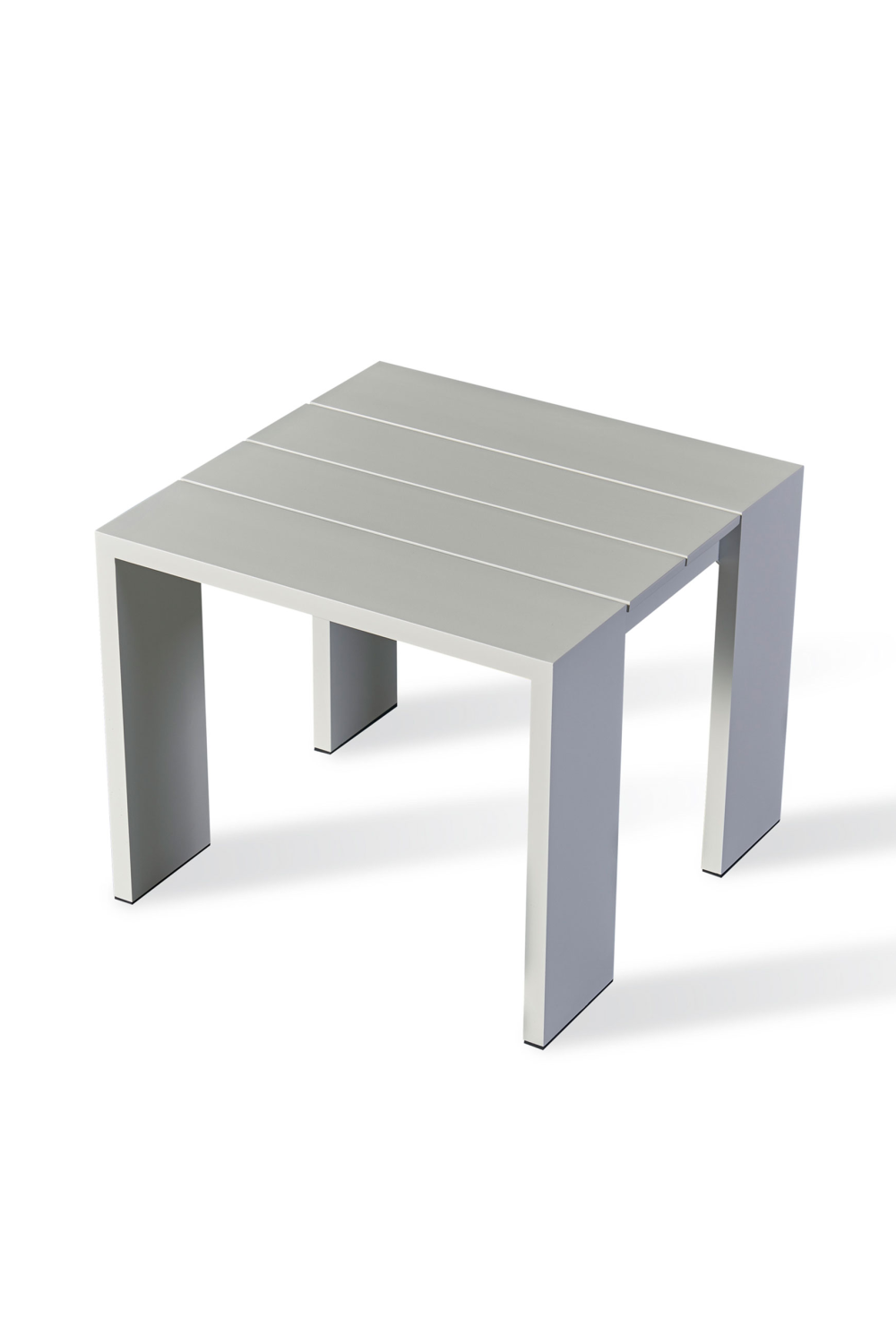 Slatted Wood Outdoor Side Table | Andrew Martin Harlyn | OROA