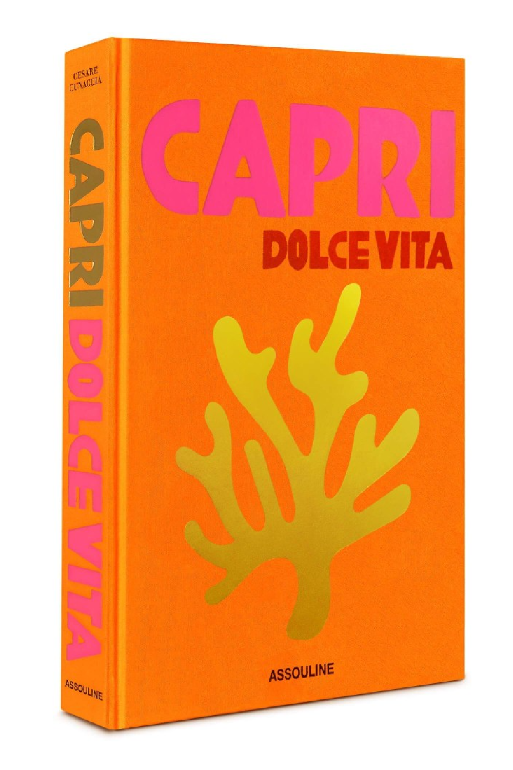 Travel Linen Hardcover Book | Assouline Capri Dolce Vita | Oroa.com