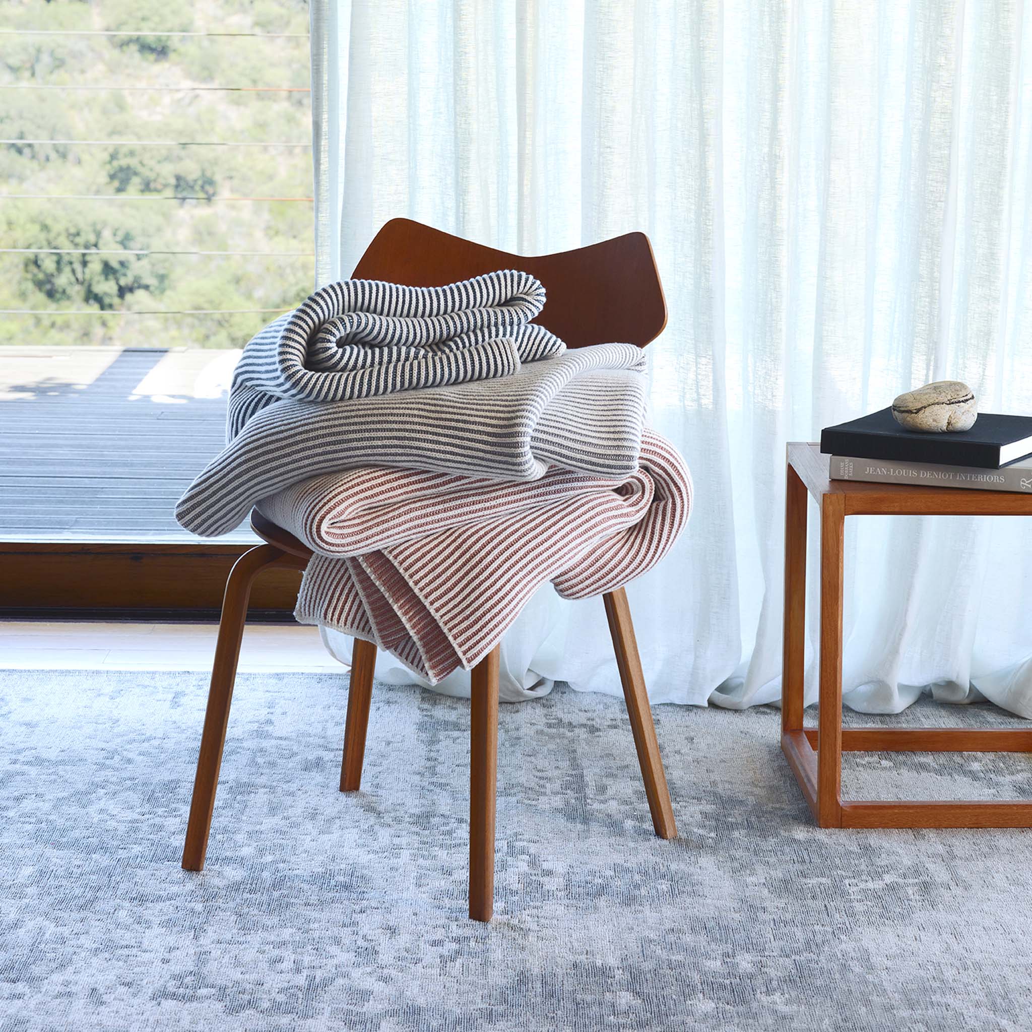 Cotton Yarn Throw Blanket | Amalia Home Anamar | Oroa.com