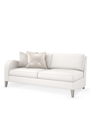 Cream Modern Loveseat | Caracole Victoria | Oroa.com