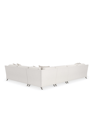Cream Modern Loveseat | Caracole Victoria | Oroa.com