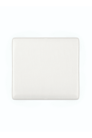 Cream Cushioned Ottoman | Caracole Victoriav | Oroa.com