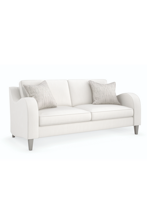 White Modern Classic Sofa | Caracole Victoria | Oroa.com