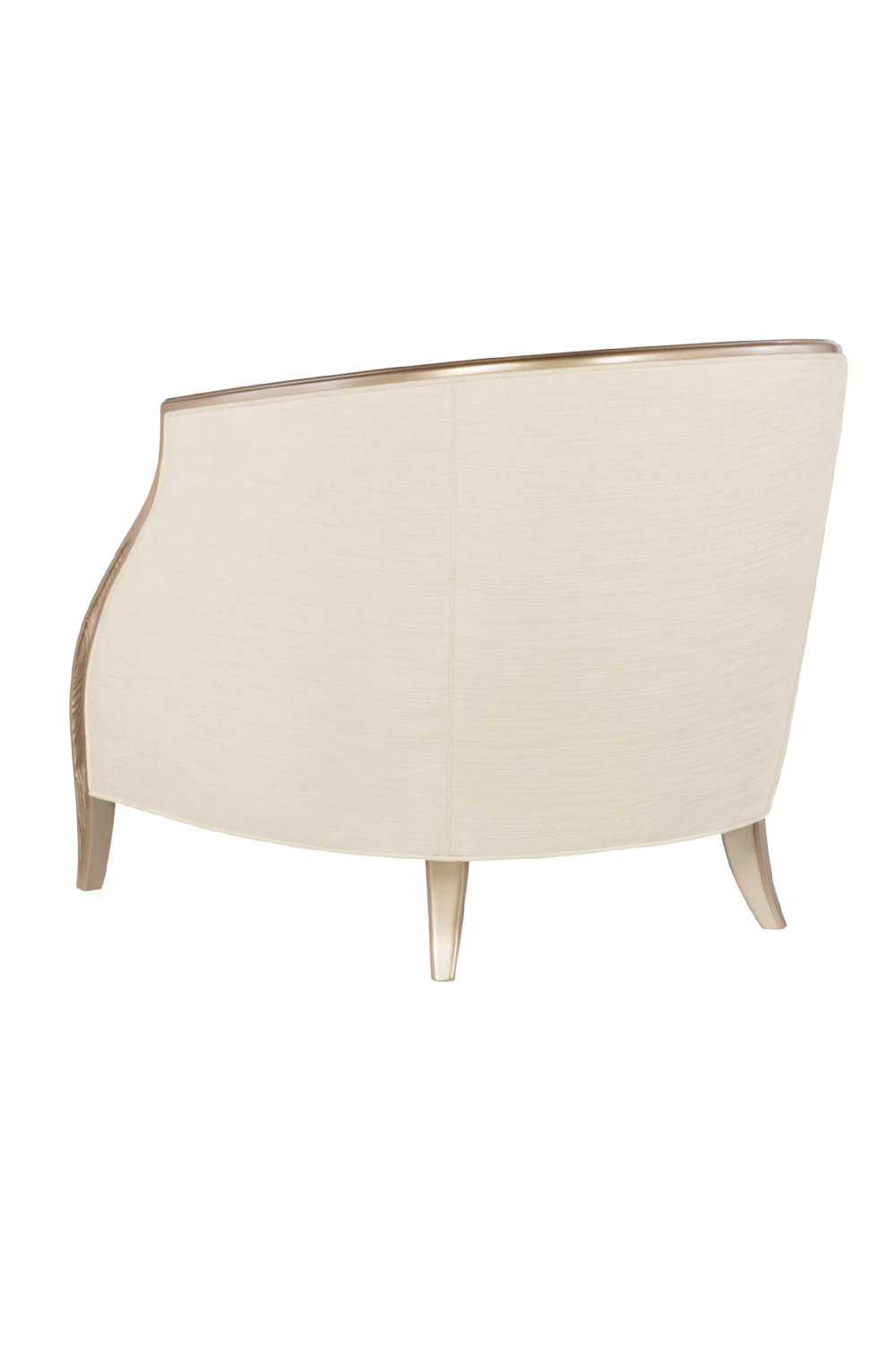 Cream Bouclé Lounge Chair | Caracole Adela | Oroa.com