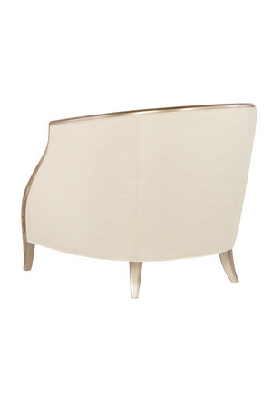 Cream Bouclé Lounge Chair | Caracole Adela | Oroa.com