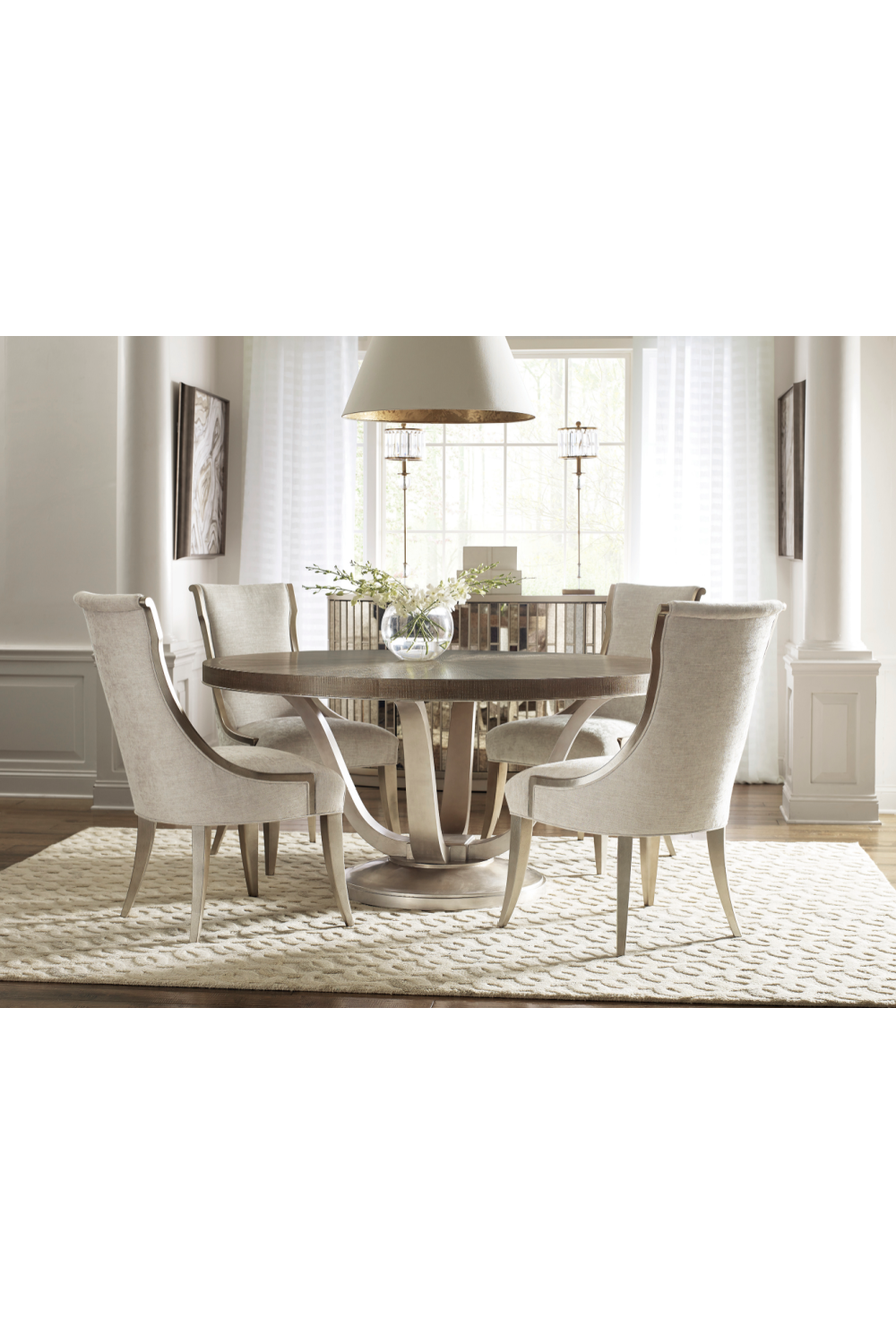 Silver Leaf Side Chair | Caracole Avondale | Oroa.com