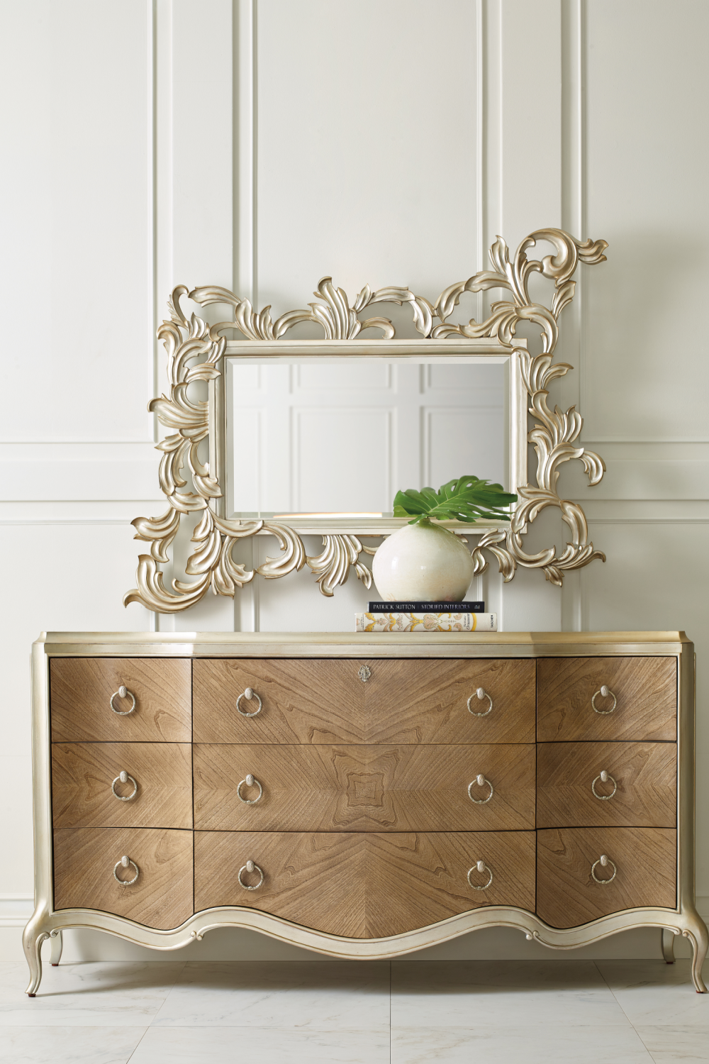 Carved Decorative Mirror | Caracole Fontainebleau | Oroa.com