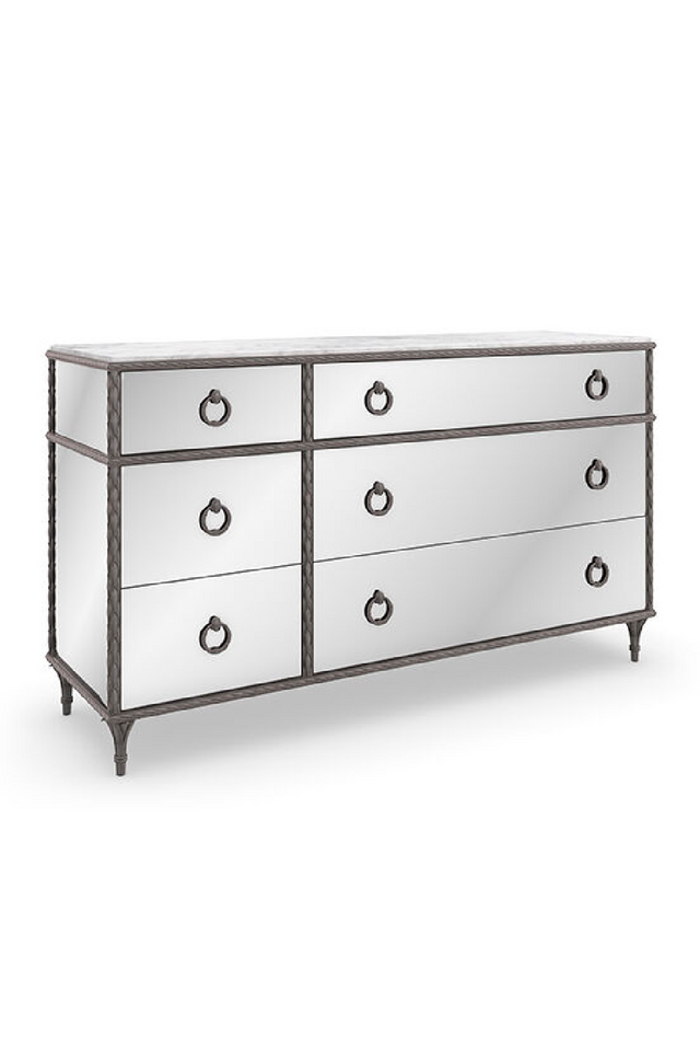 Mirrored Front Dresser | Caracole Fontainebleu | Oroa.com
