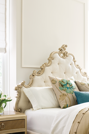 Mid-Century Modern Hardwood Nightstand | Caracole Fontainebleau | Oroa.com