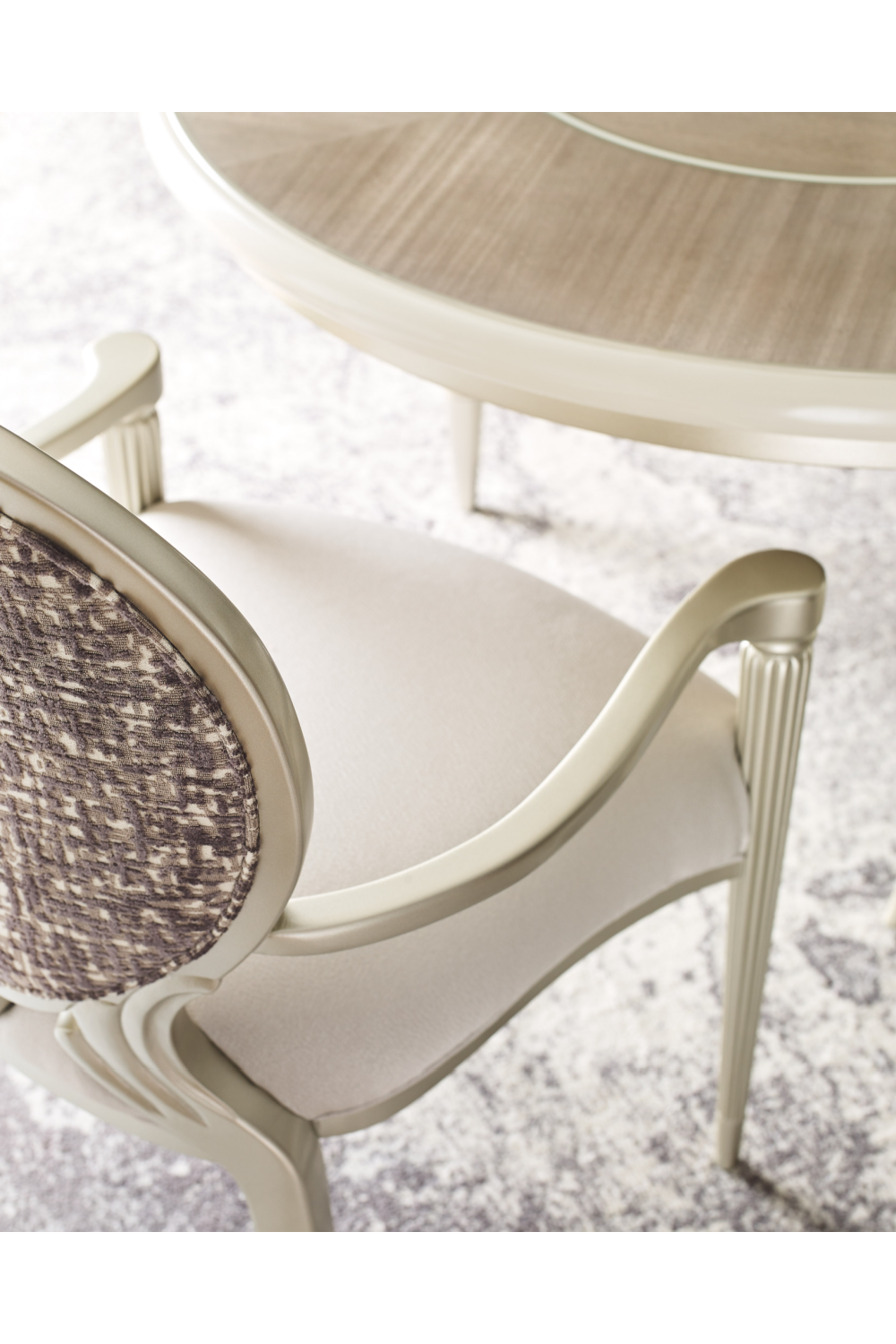 Velvet Modern Dining Chair | Caracole Lillian | Oroa.com