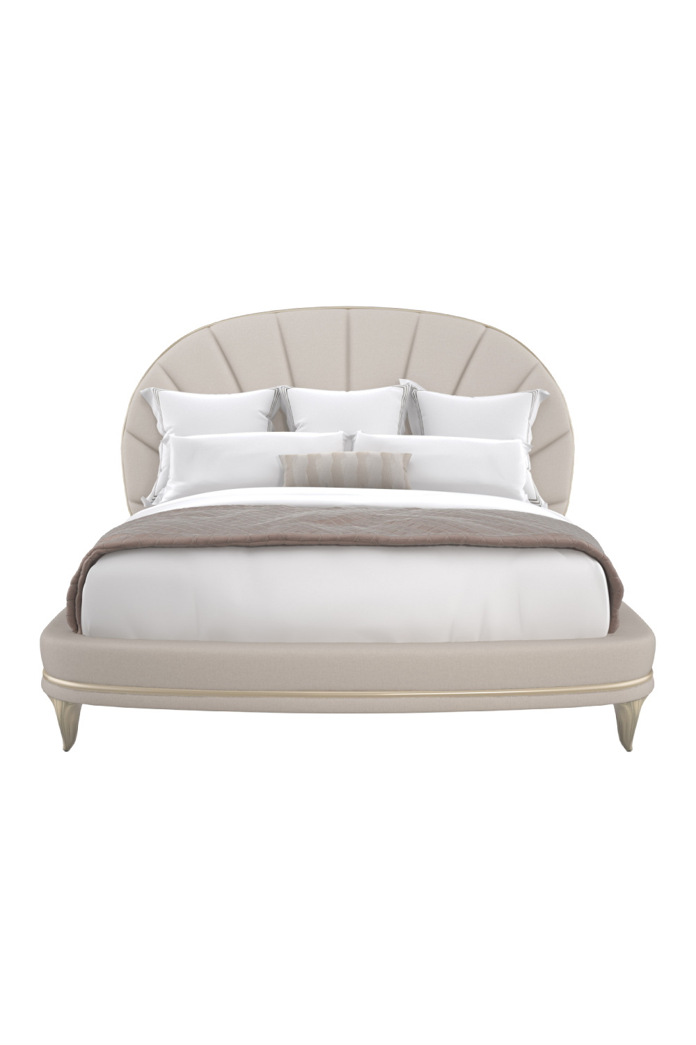 Quilted Art Deco King Bed | Caracole Lillian | Oroa.com