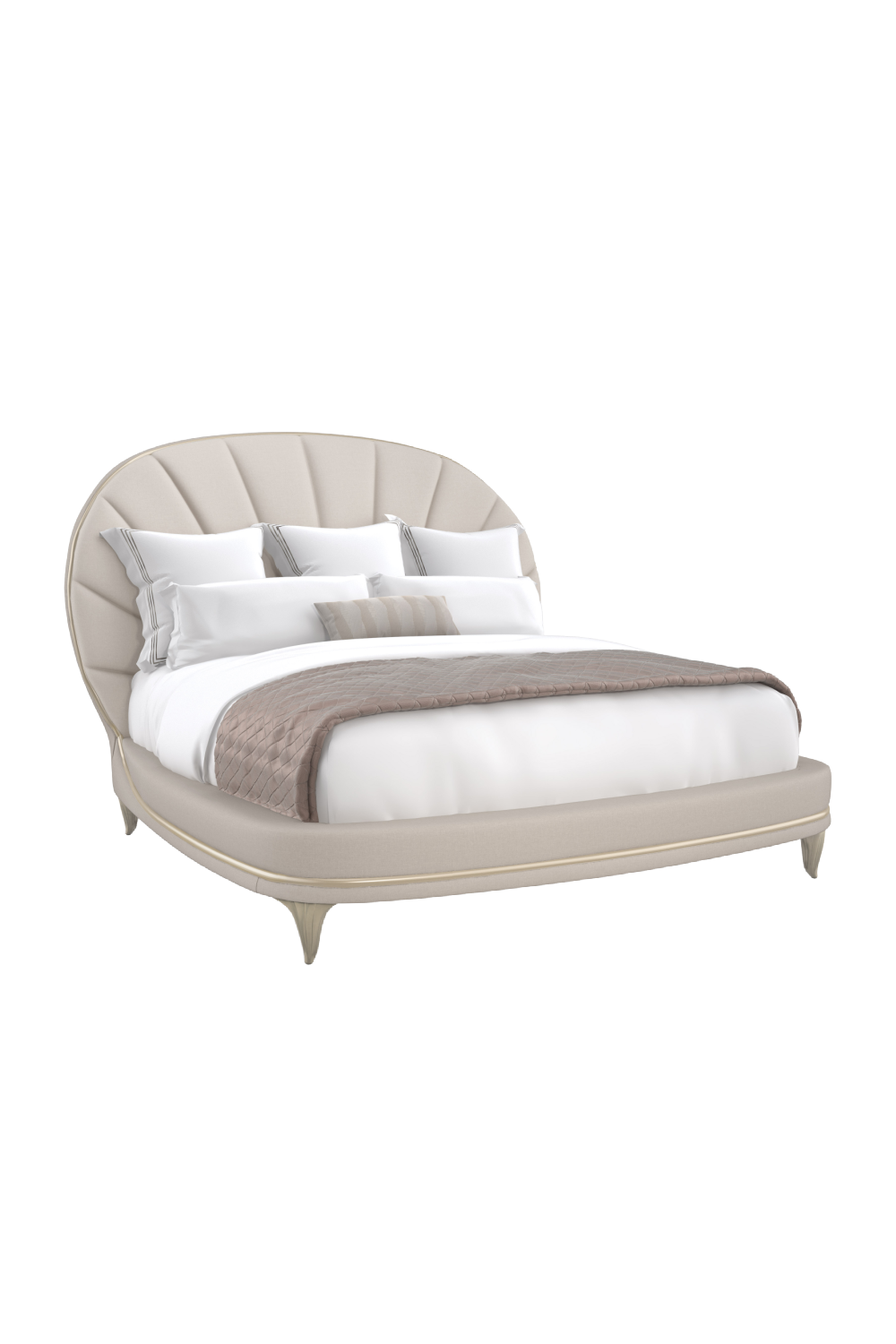 Quilted Art Deco King Bed | Caracole Lillian | Oroa.com