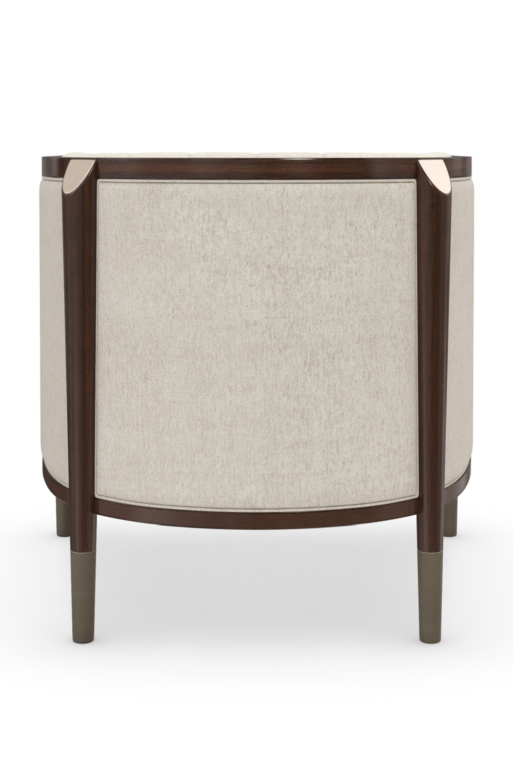 Cream Tufted Barrel Chair | Caracole The Oxford | Oroa.com