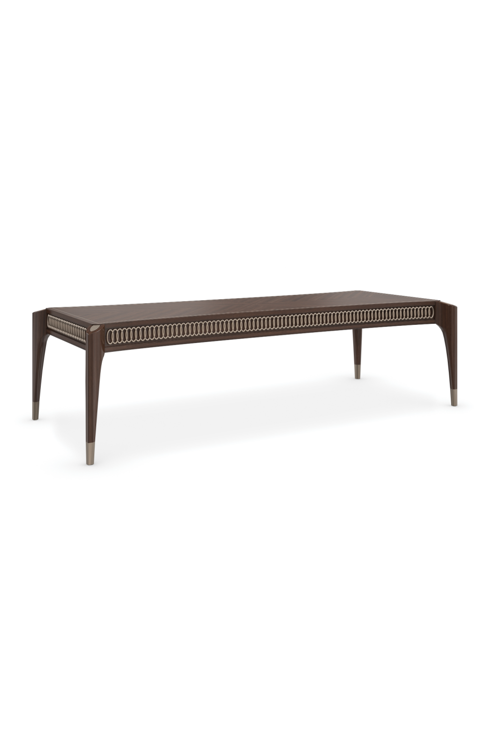 Brown Wooden Classic Coffee Table | Caracole The Oxford | Oroa.com