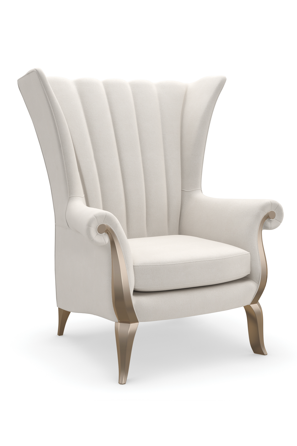 Cream Wingback Accent Chair | Caracole Valentina | Oroa.com
