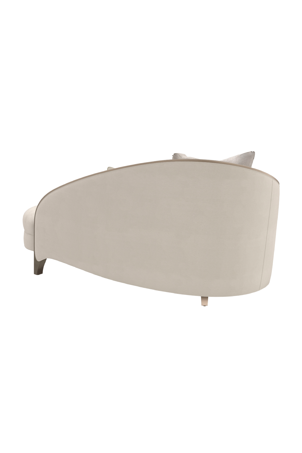 Cream Velvet Tufted Chaise | Caracole Valentina | Oroa.com