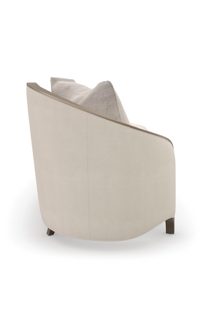 Cream Velvet Tufted Chaise | Caracole Valentina | Oroa.com