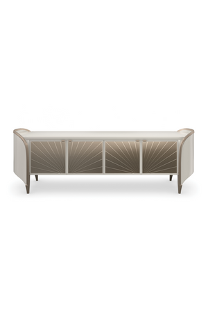 Oval Modern Media Cabinet | Caracole Valentina | Oroa.com