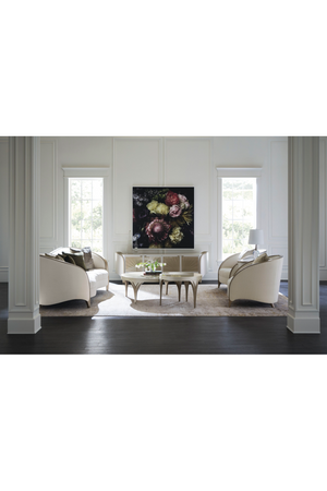 Oval Modern Media Cabinet | Caracole Valentina | Oroa.com