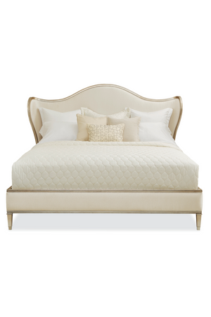 Winged Upholstered Bed | Caracole Bedtime Beauty | Oroa.com