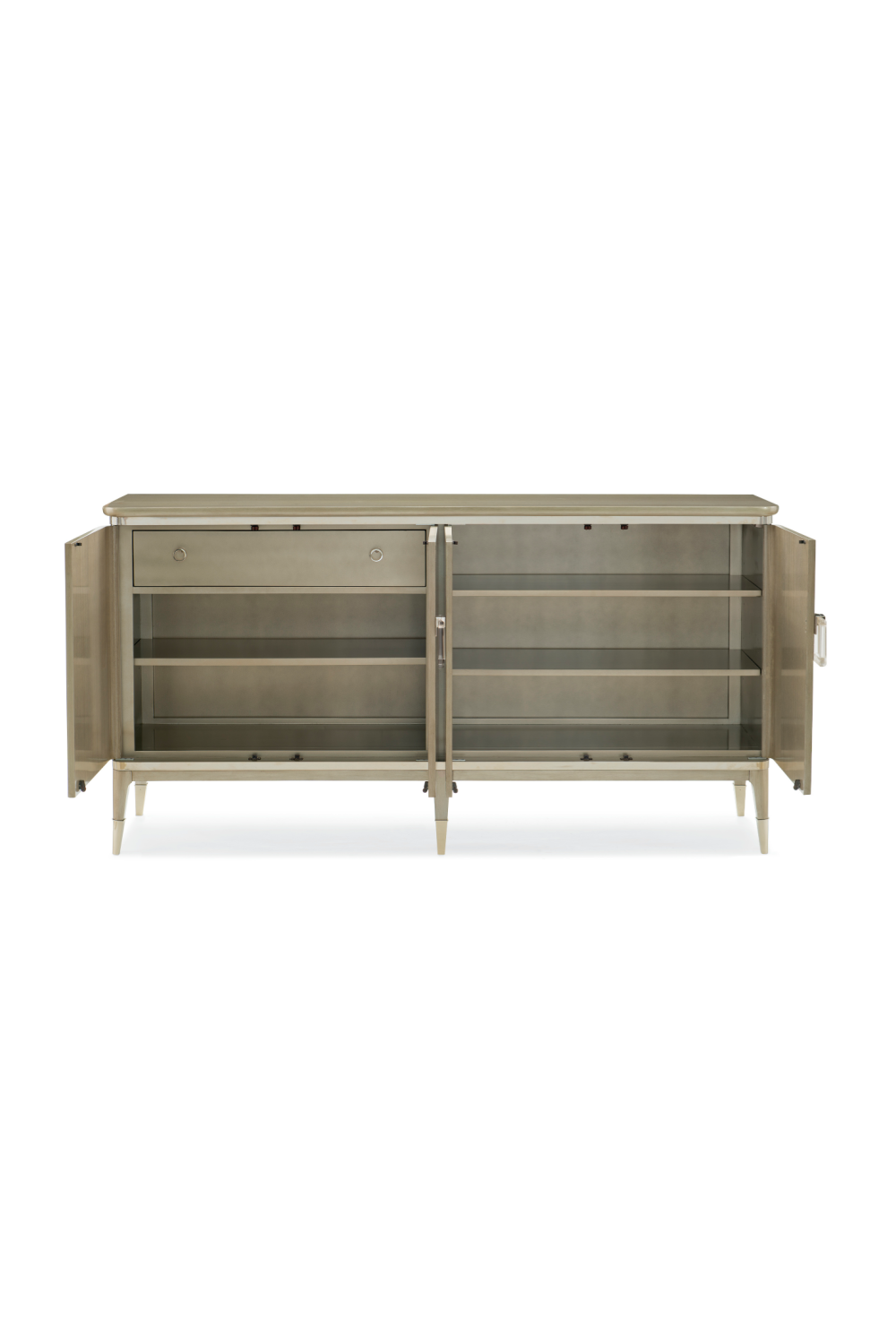 Gold Wooden Sideboard | Caracole Turn A New Leaf | Oroa.com