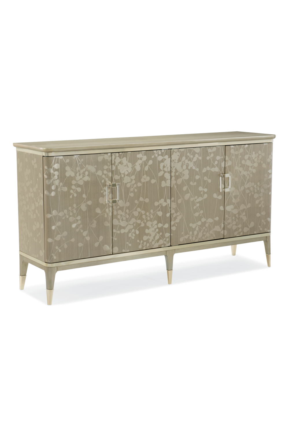 Gold Wooden Sideboard | Caracole Turn A New Leaf | Oroa.com
