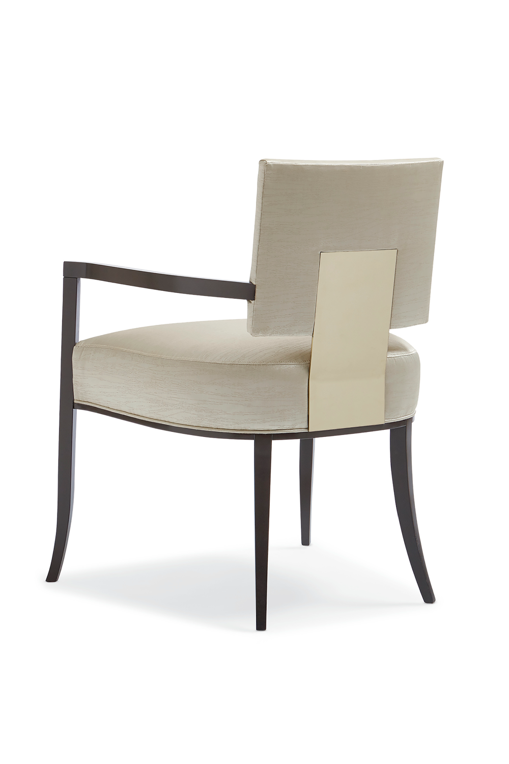 Neutral Sateen Dining Chair | Caracole Reserved Seating | Oroa.com