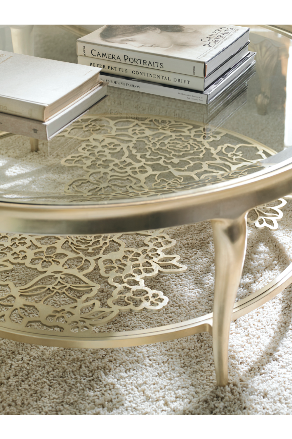 Floral Grille Coffee Table | Caracole Handpicked | Oroa.com