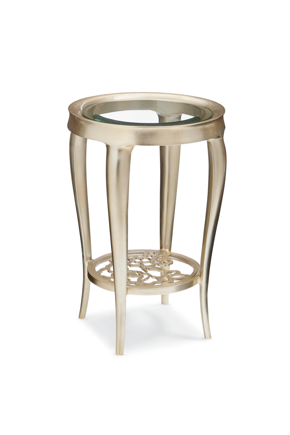 Cabriole Legs Metal Side Table | Caracole Just For You | Oroa.com