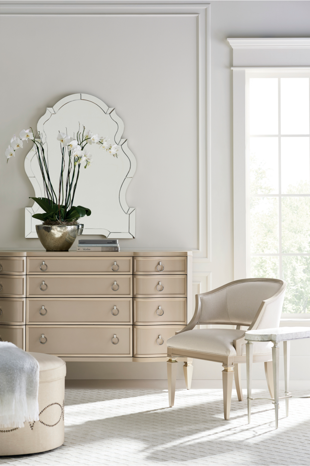 Cream Modern Classis Dresser | Caracole Put It All Together | Oroa.com