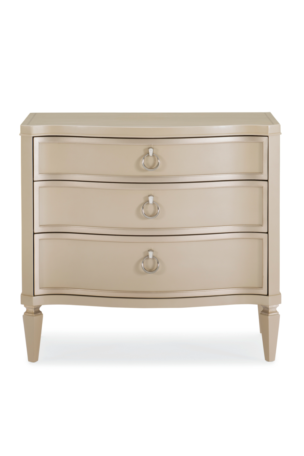 Beige Modern Classic Nightstand | Caracole Next To Me | Oroa.com