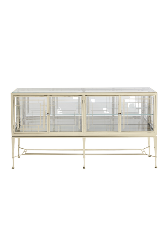 Clear Glass Sideboard | Caracole Worth Its Weight In Gold | Oroa.com