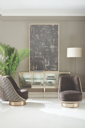 Clear Glass Sideboard | Caracole Worth Its Weight In Gold | Oroa.com