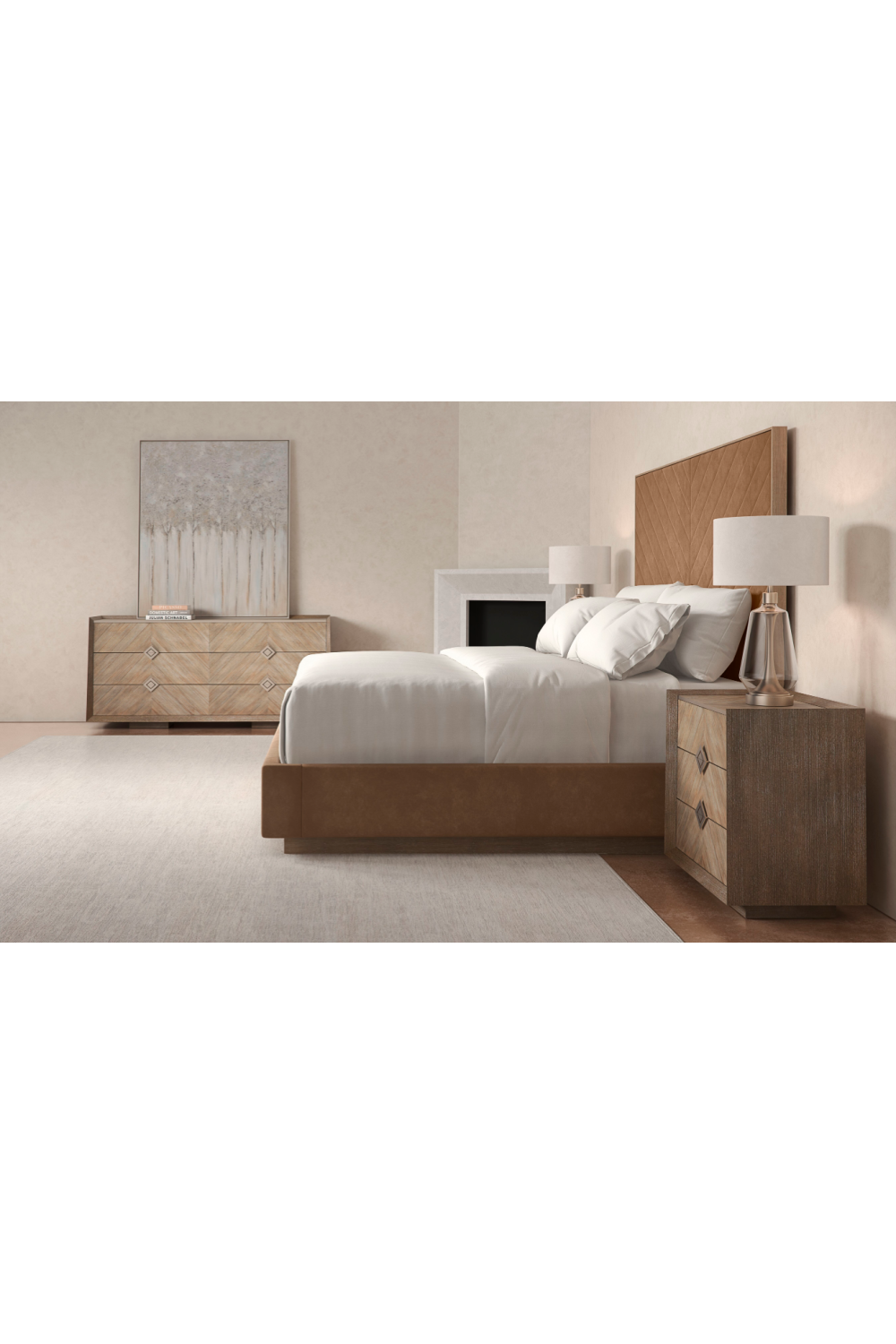 Ash Chevron Dresser | Caracole Naturally | Oroa.com