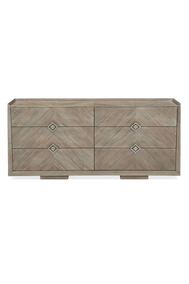 Ash Chevron Dresser | Caracole Naturally | Oroa.com