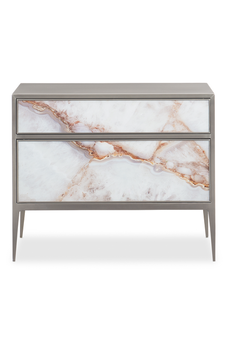 Agate Patterned Modern Chest | Caracole A Real Gem | Oroa.com